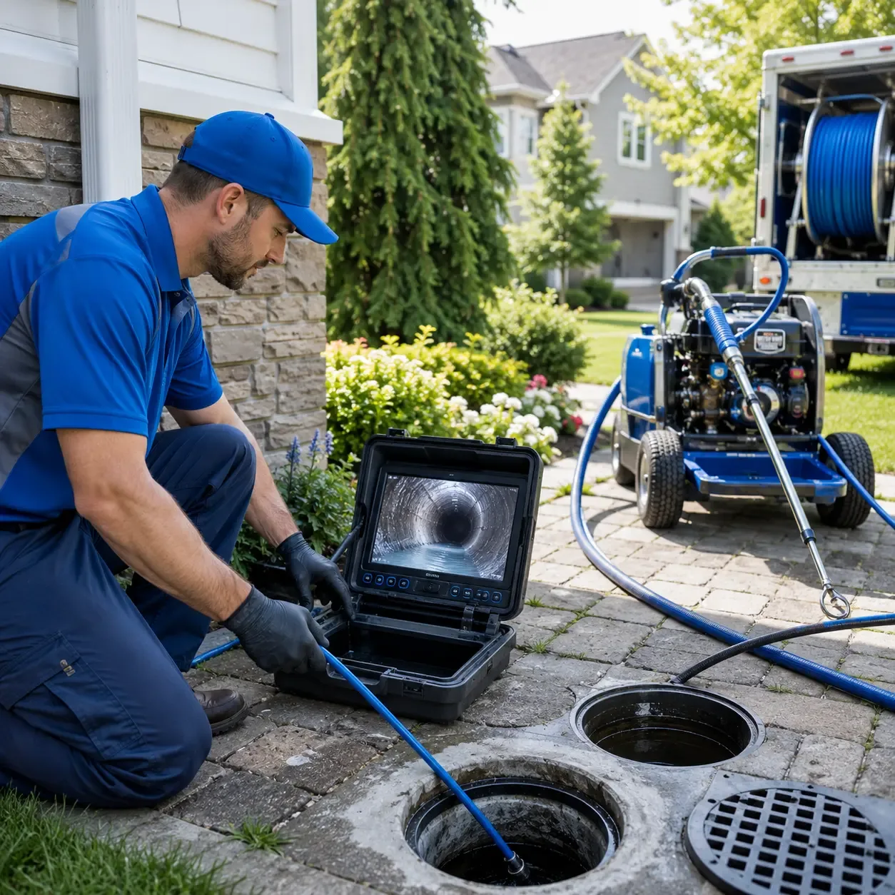 Outdoor drain cleaning professionals serving Oblong, IL